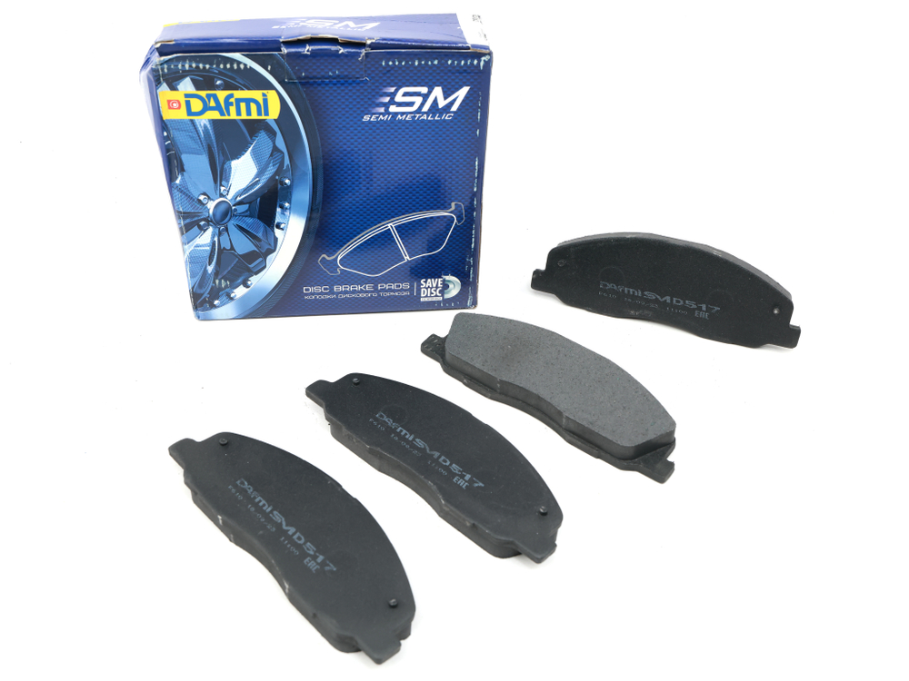 Колодка дискового тормоза а/м ГАЗель NEXT (к-т 4 шт.) (Д517СМ) DAfmi