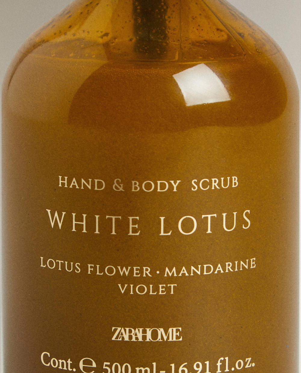 Zara Home Скраб для тела White Lotus 500 мл отшелушивающий, парфюмированный, аромат цветочный
