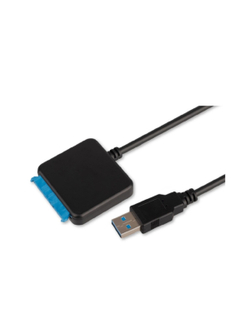 Cablexpert Адаптер USB3.2 Gen1 на SATA 2.5"/3.5" HDD/SSD, питание 12V/2A, Sata3, 5 Гбит/с, пакет (A-USB3-SATA3-3.5)