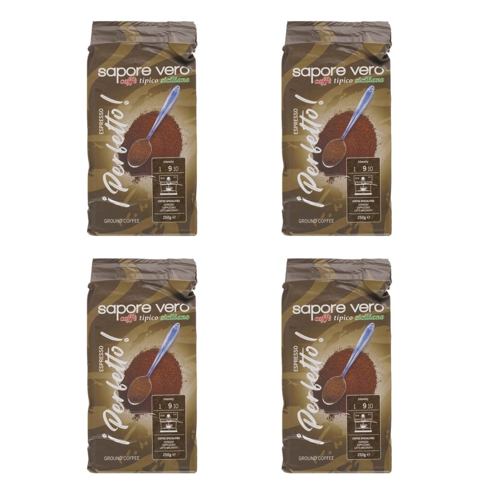 Кофе молотый Sapore Vero Espresso 250 г, 4 шт