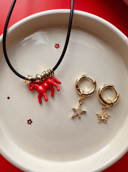 Кожаный шнурок Красная лошадка 26