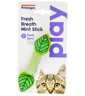 Petstages Игрушка для кошек Dental "Мятный листик" 11см
