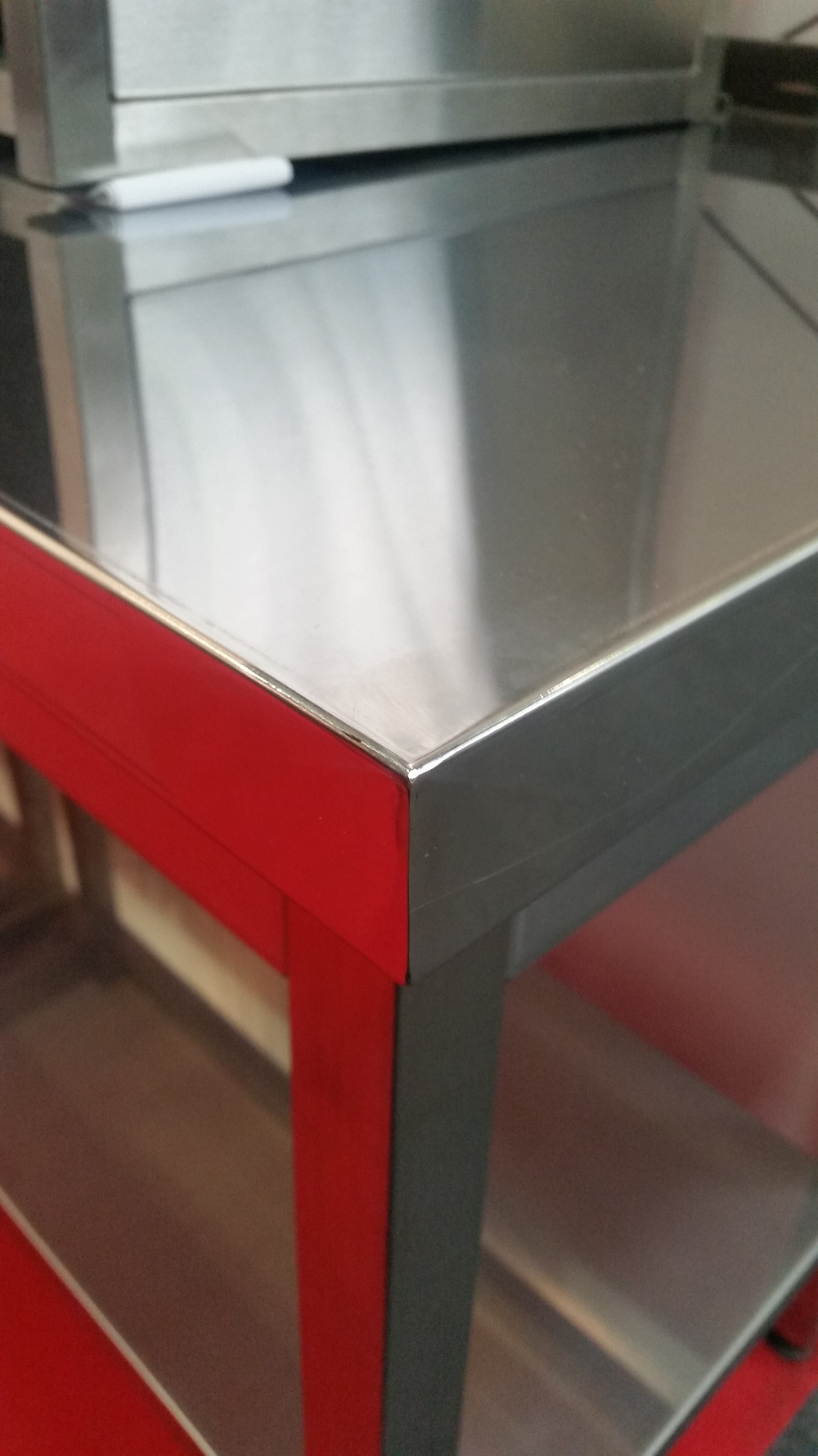 Стол производственный СЦП 1700/600/850 (полка сплошная)