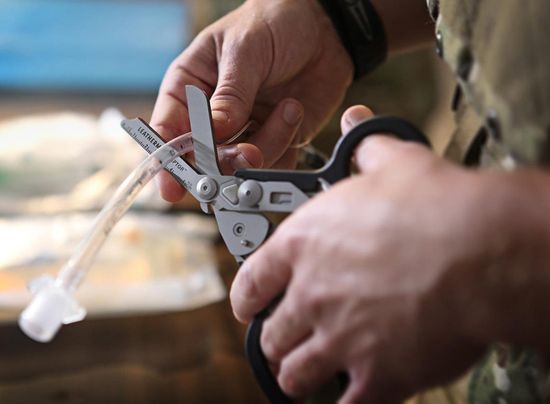 Ножницы-мультитул Leatherman Мод. RAPTOR RESCUE BLACK (чехол: полимер MOLLE) 6 инструментов