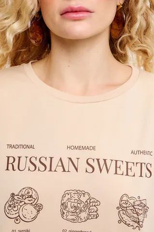 Футболка с принтом 