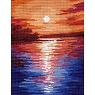 "На закате"-0319 канва с рисунком