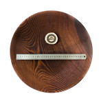 Тарелка-блюдо Art of Siberia из древесины сосны, текстурированная, 39 см. T22