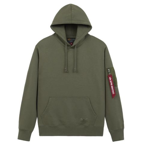 Толстовка Alpha Industries Utility Pocket Hoodie OG-107 Green (Зелёный)