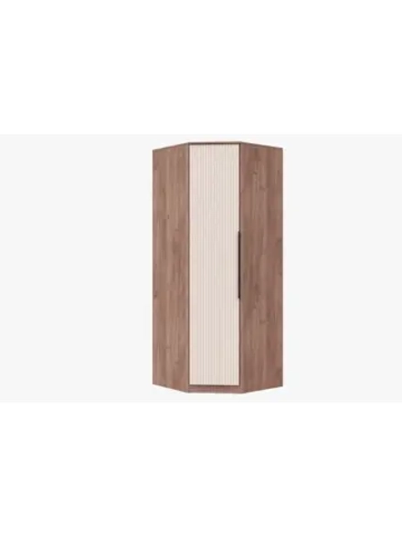 Шкаф для одежды угловой Коричневый 89х89х227 см