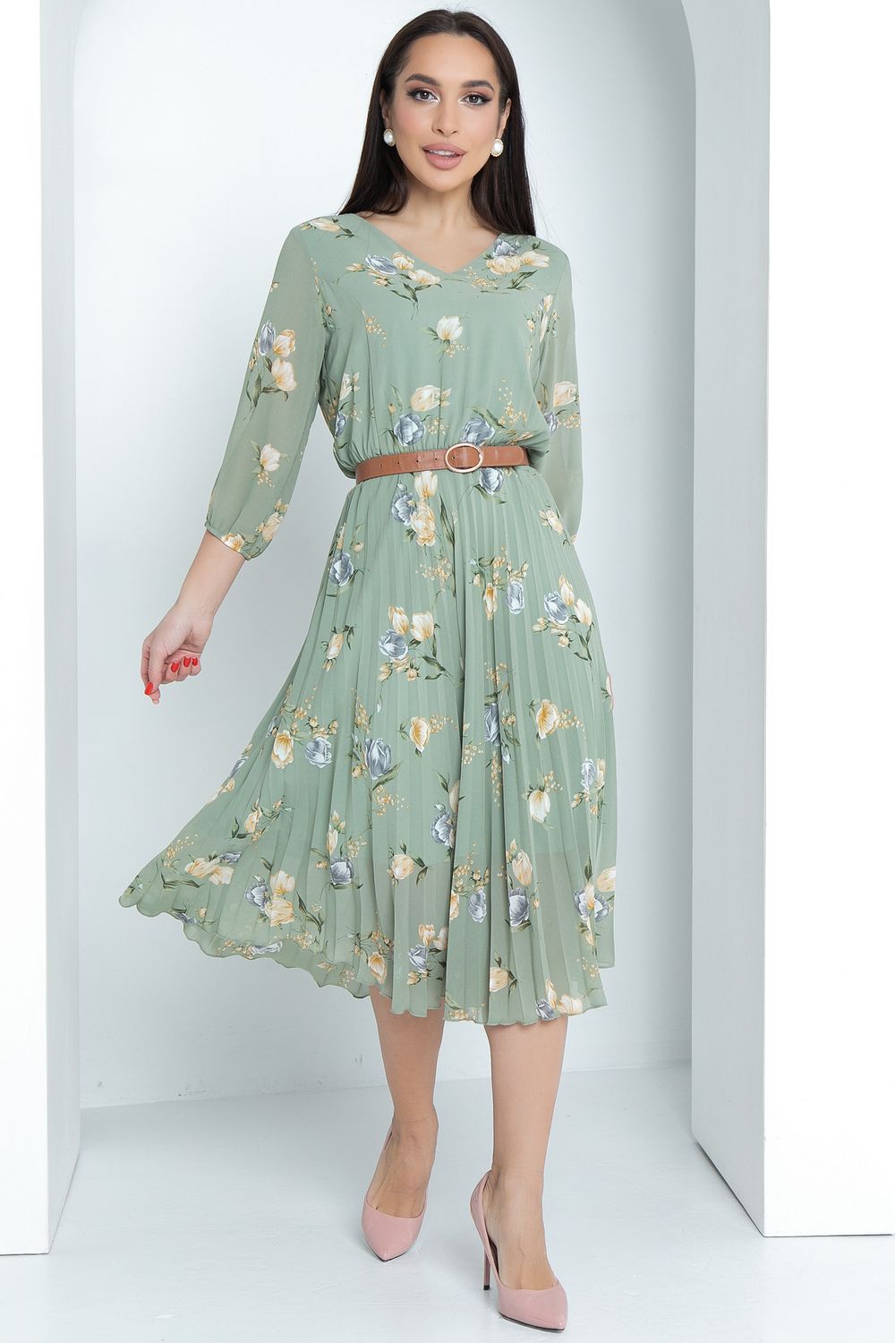 Платье Шифоновое гофре (стиль) Diolche (Акция)