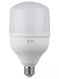 Лампочка светодиодная промышленная ЭРА LED E27/E40 60 Вт T120 колокол 6500К холодный белый свет 1 штука