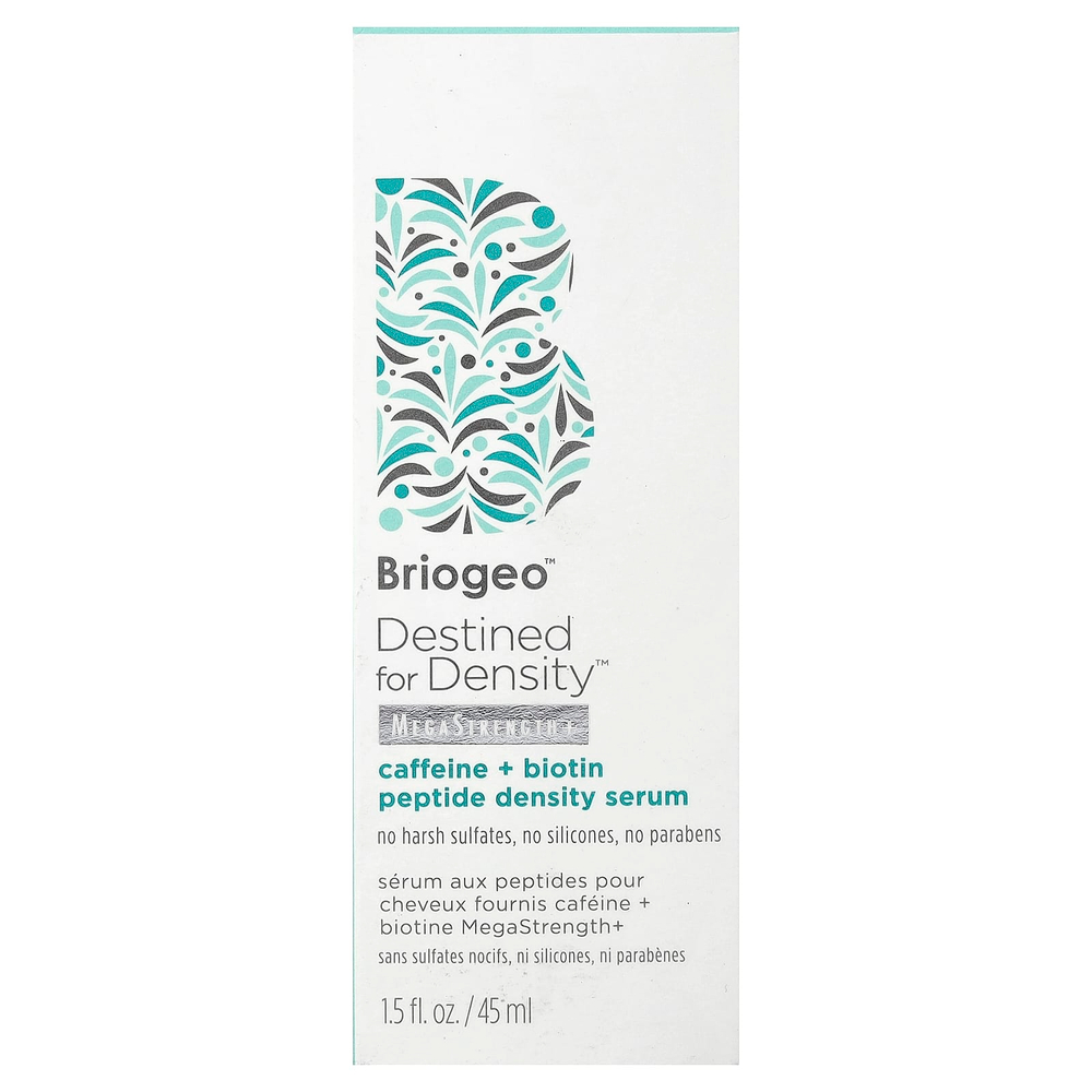 Briogeo, Destined for Density™, сыворотка для плотности кожи, с кофеином и пептидом биотина, 45 мл (1,5 жидк. унции)