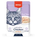 Wanpy Cat Пауч для кошек из курицы и краба 85 г