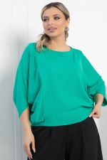 Блуза Шармель (зеленая) Б12913-16М LT Collection