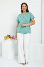 Блуза Ваниль (олива) Б12852-20М LT Collection