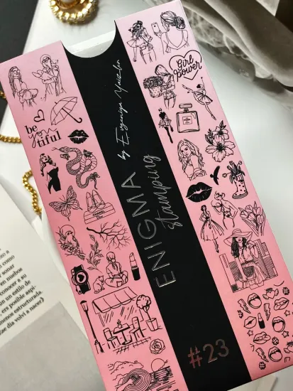 Пластина для стемпинга Enigmanic Stamping №023