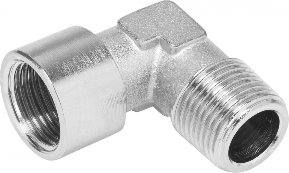 Штуцер угловой с наружной и внутренней резьбой Festo NPFC-L-R14-G14-MF (комплект 10 шт)