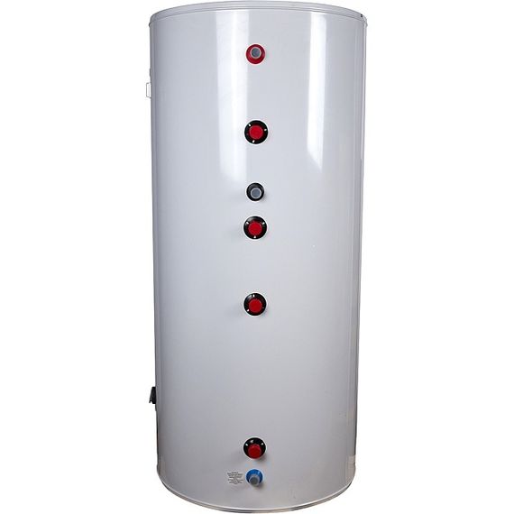 Бойлер косвенного нагрева напольный Stout 300 л., два теплообменника, тэн 3 кВт