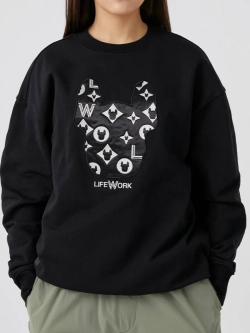 Свитшот с монограммный логотипом ladok