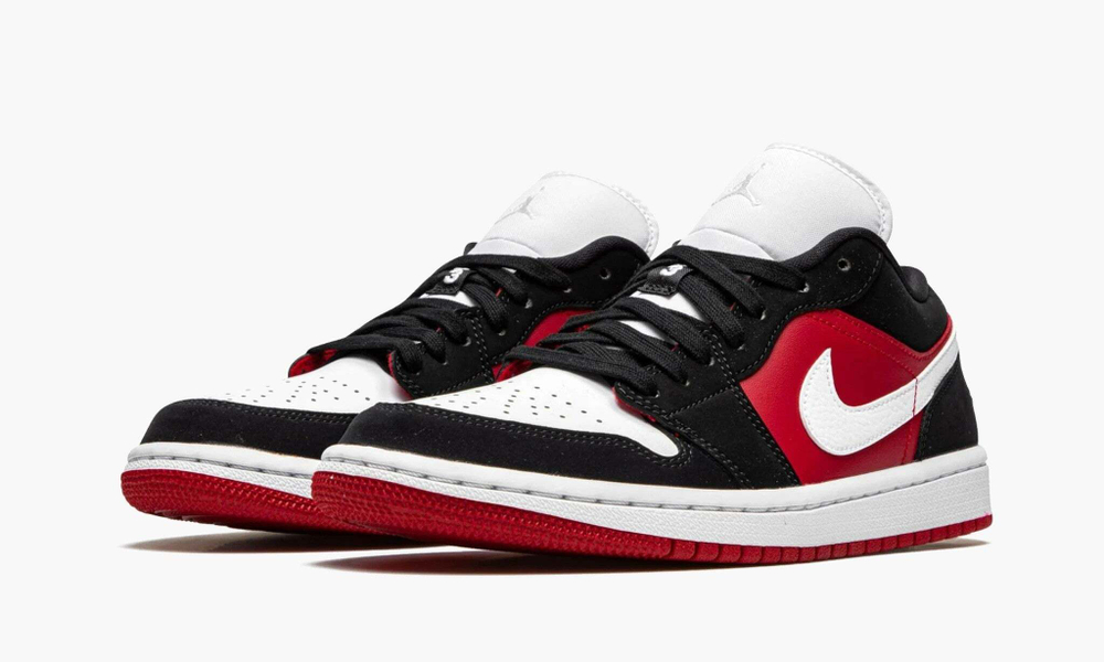 Air Jordan 1 Low WMNS "Black White Gym Red"