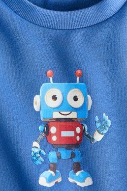 H&M Толстовка с принтом, синий