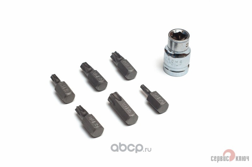 Набор бит 7 предм. торкс Т25-55 PROFFI (Сервис Ключ)