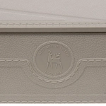 Корзина - органайзер для хранения с крышкой «ОКСФОРД», цвет серый, 32,8*24*8,1см (лейбл Селфи)