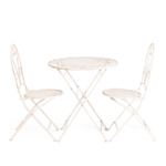 Стул Love Chair (PL08-11140) стальной сплав, античный белый, 40х47,5х94 см