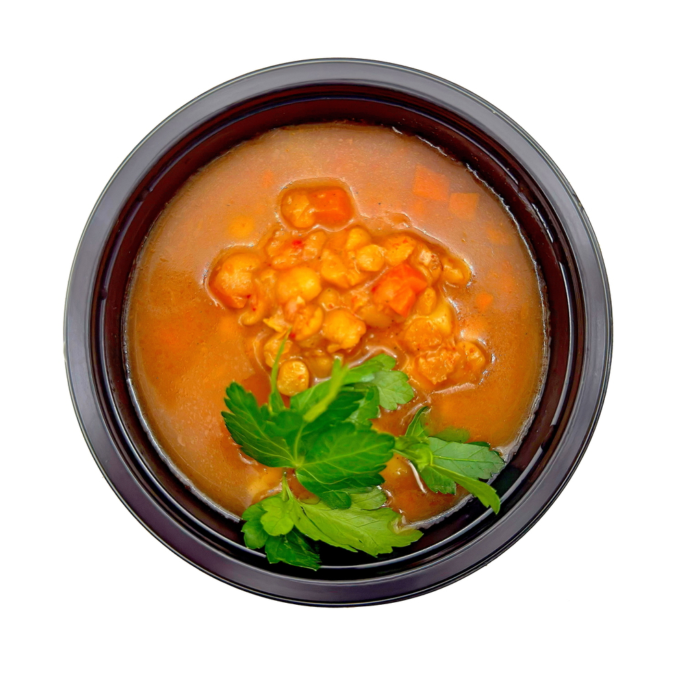 Гороховый суп с копченой рулькой