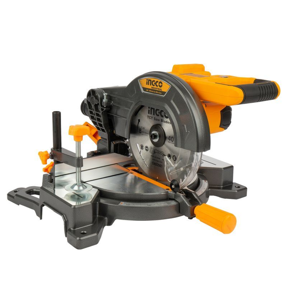 Пила торцовочная INGCO INDUSTRIAL CMS2001 20 В 210 мм без акб