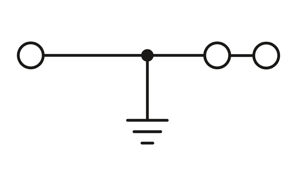 1641122 - XT 1,5-TWIN-PE - Заземляющая клемма
