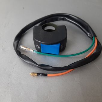 Кнопка включения света на квадроцикл ATV Синяя