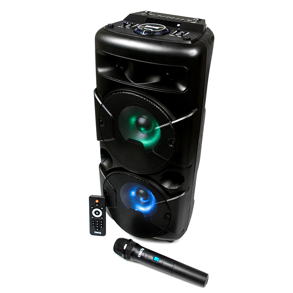 Колонка Dialog Oscar AO-20,30W,беспроводной микрофон BT+FM+USB+SD+LED,