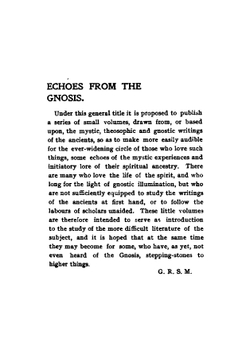 The Gnosis of the Mind | George Robert Stow Mead