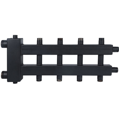 ROMMER Коллектор (дублер компакт) с гидроразделителем 1 1/2" на 2+2+1 контура до 85 кВт