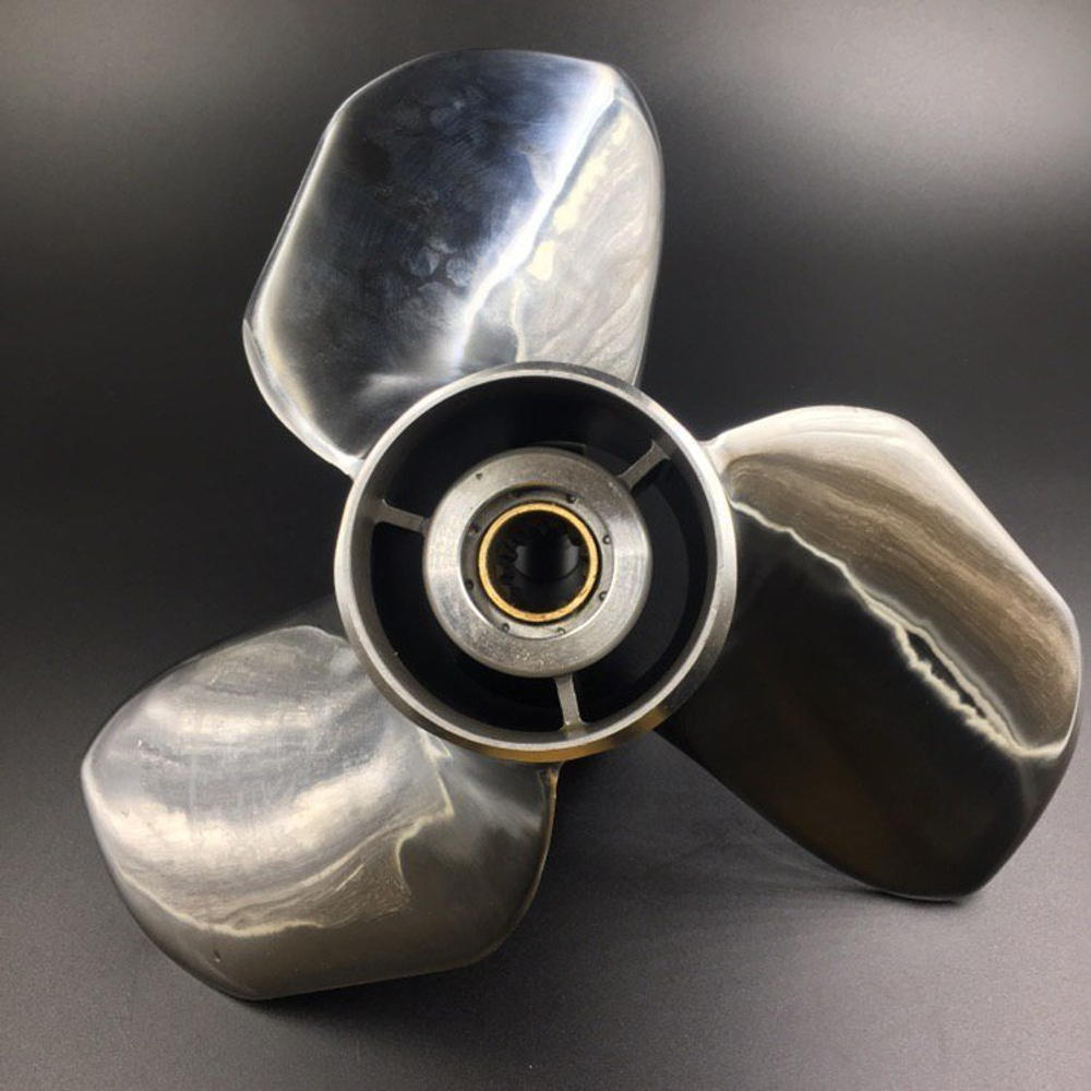Гребной винт Yamaha 40-55, F30-60 (3x11-3/8x14) (Сталь) (Polastorm)
