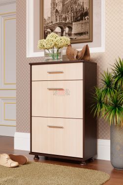 Обувница "Саша- 8" (венге/дуб молочный)