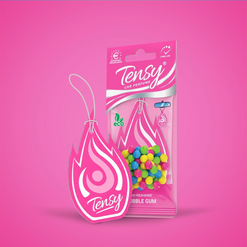 Ароматизатор "Tensy" Flame подвесной  (50шт/бл) Бабл гам