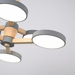 Люстра на штанге Imperiumloft TURNA Gray TURNA-DBL01