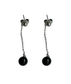 Серьги Tiffany&Co Silver Ziegfeld Drop Earrings Pierced Ear