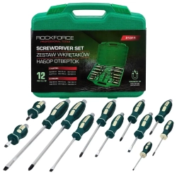 Отвертки ударные, набор 12пр. RockFORCE RF-21311