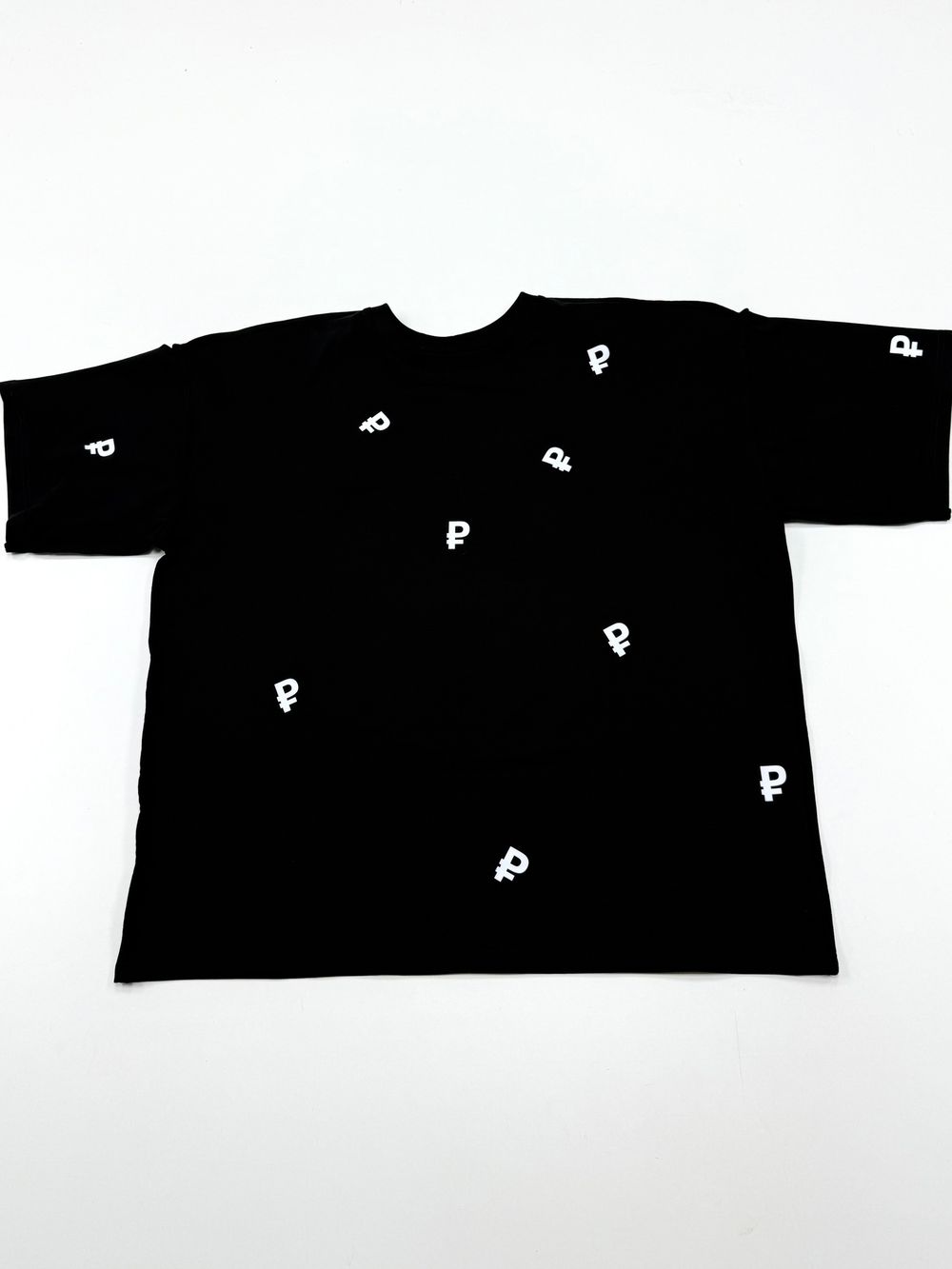 Футболка оверсайз(унисекс) плотная «РУБЛИ»