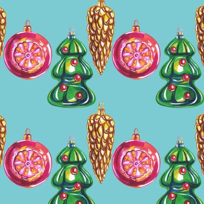 Новогодние ёлочные игрушки