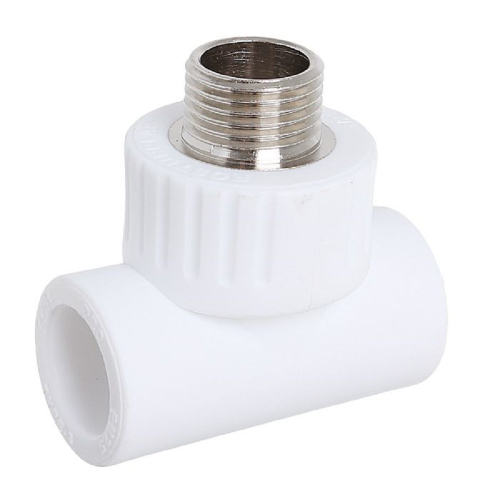 Тройник комб.нар.р. 20*3/4" белый