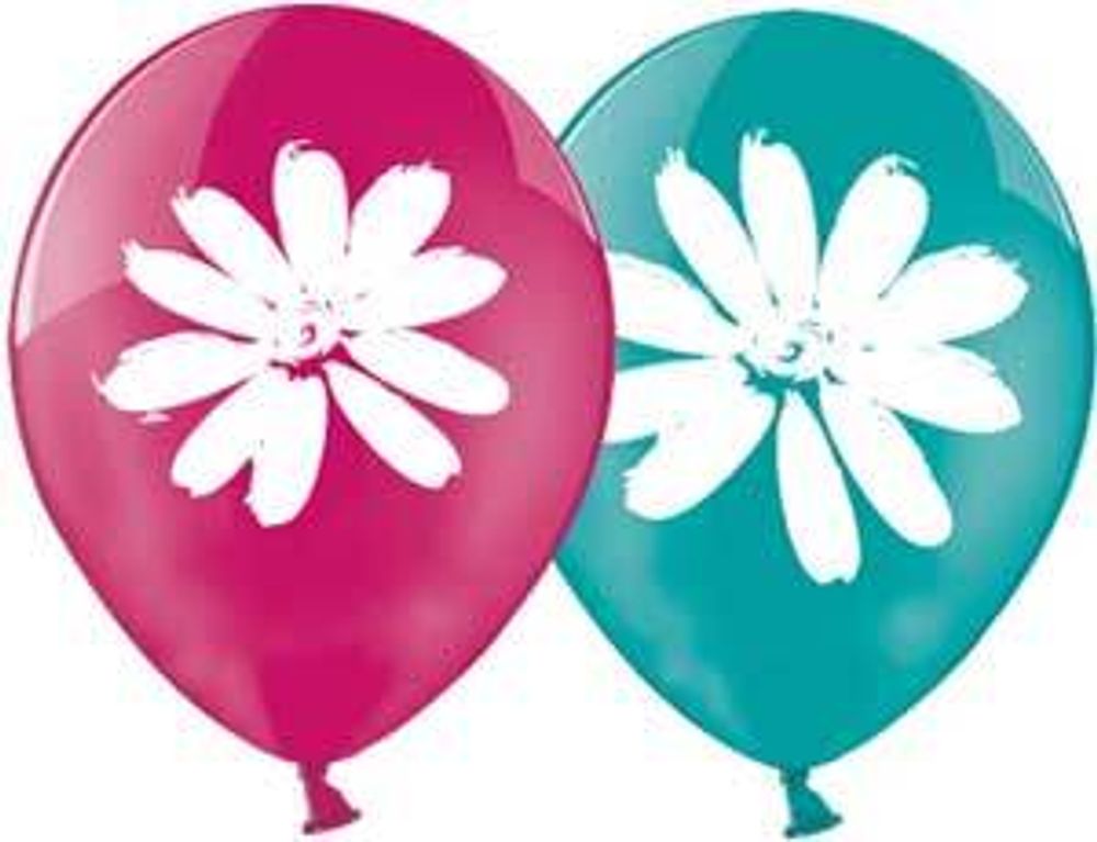 Шар (16"/40 см) Ромашки 25 шт.