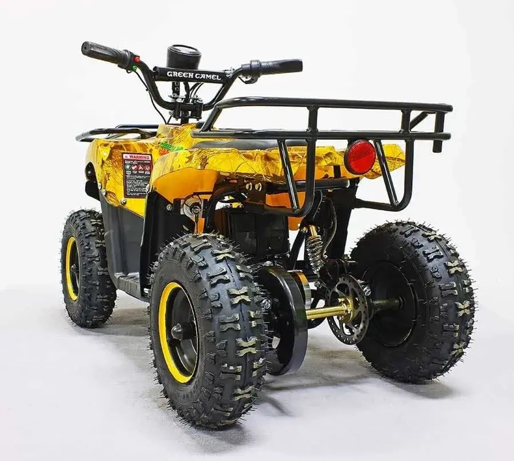 Электроквадроцикл Green Camel Гоби K45 (36V 800W R6 Цепь) быстросъем, ножной тормоз