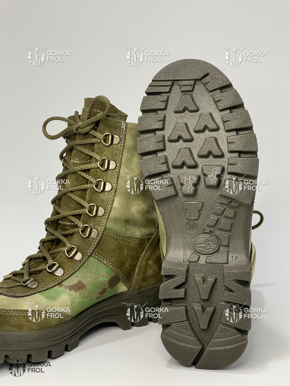 Берцы BIZON СПАРТАК СП-15 Летние, подошва ПУ, стелька Ortholite