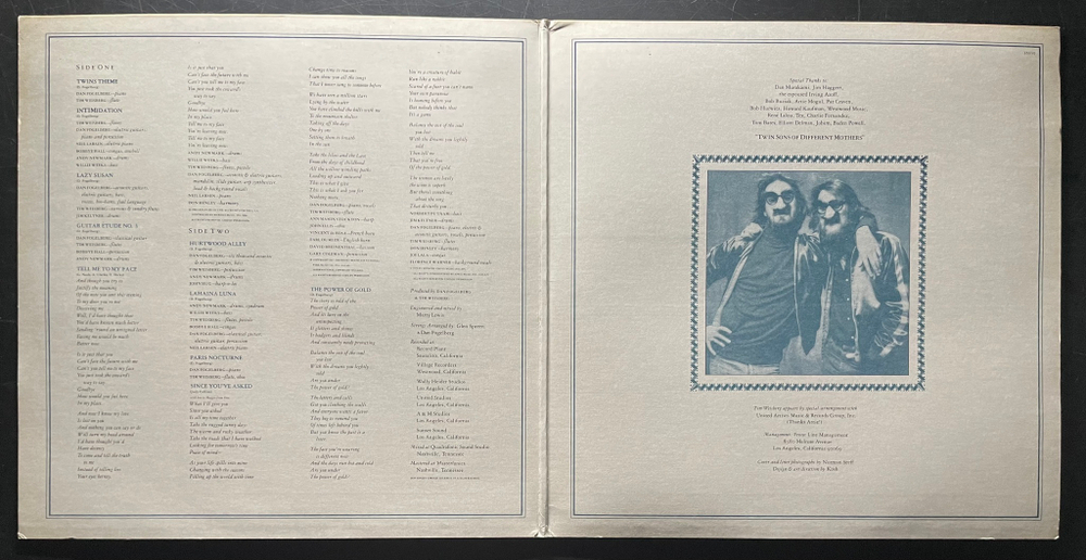 Dan Fogelberg & Tim Weisberg ‎– Twin Sons Of Different Mothers (США 1978г.)