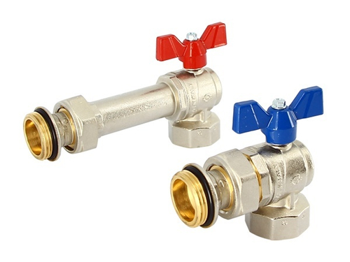 Комплект кранов для коллекторных групп 1" ViEiR  (20/1пар)