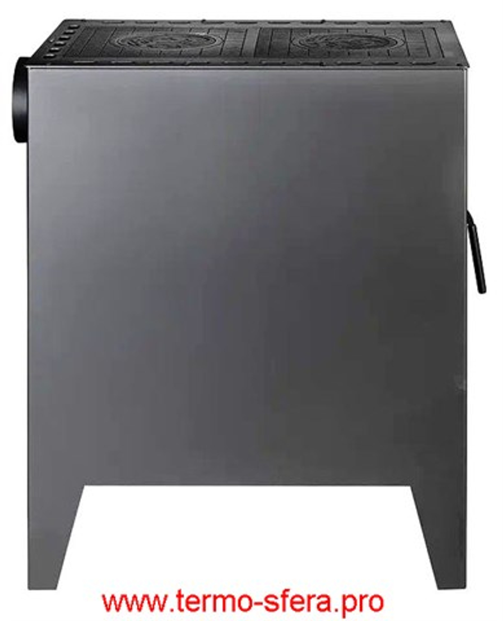 Печь-камин ДЕРЕВЕНЬКА две конфорки